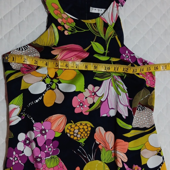 TNW Trina Turk Aptos Stretch Cotton Sateen Shift Dress Size 2 - Picture 10 of 11